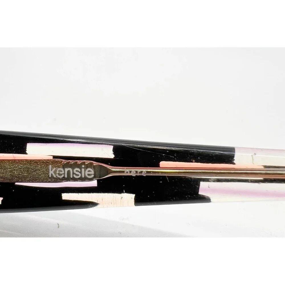 Kensie Eyeglasses Frames Womens Black Multi Color Geometric 52-16-135 38780